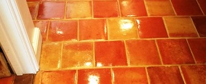 Spanish Terracotta Saltillo Tile Floor, Saltillo Tile Sealer